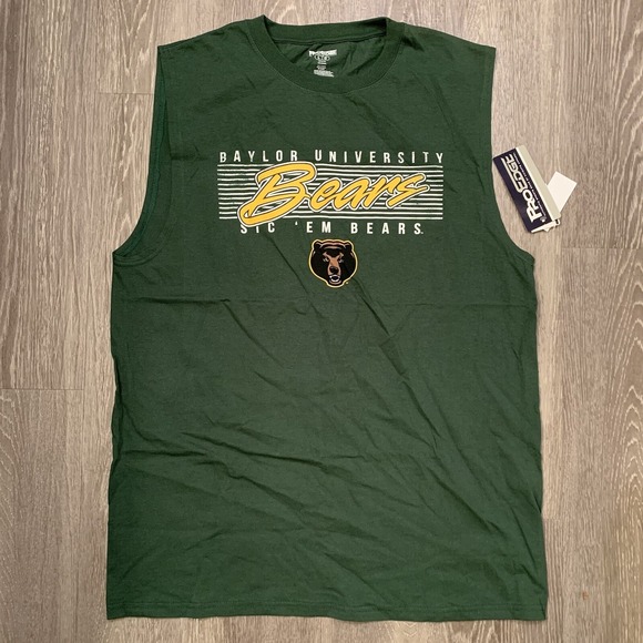 Pro Edge Other - Baylor University Bears "Sic Em Bears" Pro Edge Sleeveless Shirt Mens Size Large